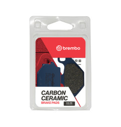 Plaquettes de frein BREMBO route carbone céramique pour KAWASAKI KLF 300 BAYOU 2WD et SUZUKI GN 125 de 1978 à 2006