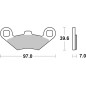 BREMBO Off-Road Sintermetall Bremsbeläge für POLARIS PHOENIX 200, SPORTSMAN 400, SPORTSMAN 500, TRAIL BLAZER 250, TRAIL BOSS 250 BREMBO Off-Road Sintermetall Bremsbeläge für POLARIS PHOENIX 200, SPORTSMAN 400, SPORTSMAN 500, TRAIL BLAZER 250, TRAIL BOSS 250