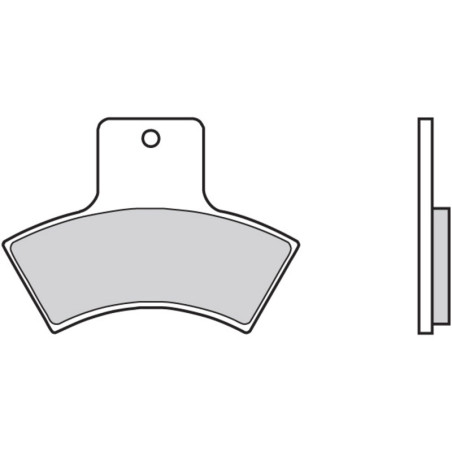 BREMBO Off-Road Sintermetall Bremsbeläge für POLARIS SCRAMBLER 400, SCRAMBLER 500, SPORTSMAN 400, TRAIL BLAZER 250 1990-2013