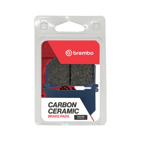 Plaquettes de frein BREMBO route carbone céramique pour SUZUKI GN 250 de 1985 à 2001