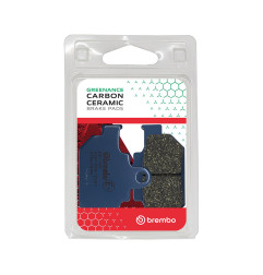 Plaquettes de frein BREMBO route carbone céramique pour SUZUKI RM 500, TU 250 X de 1985 à 2001
