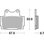 BREMBO Street Carbon Ceramic Brake pads for YAMAHA TZR 125 1987-1992