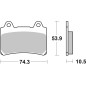 Plaquettes de frein BREMBO route métal fritté pour YAMAHA TDM 850, TDR 250 de 1988 à 1995