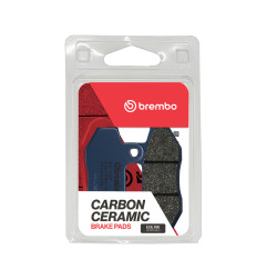 Plaquettes de frein BREMBO route carbone céramique pour SUZUKI TS 125 de 1989 à 1994