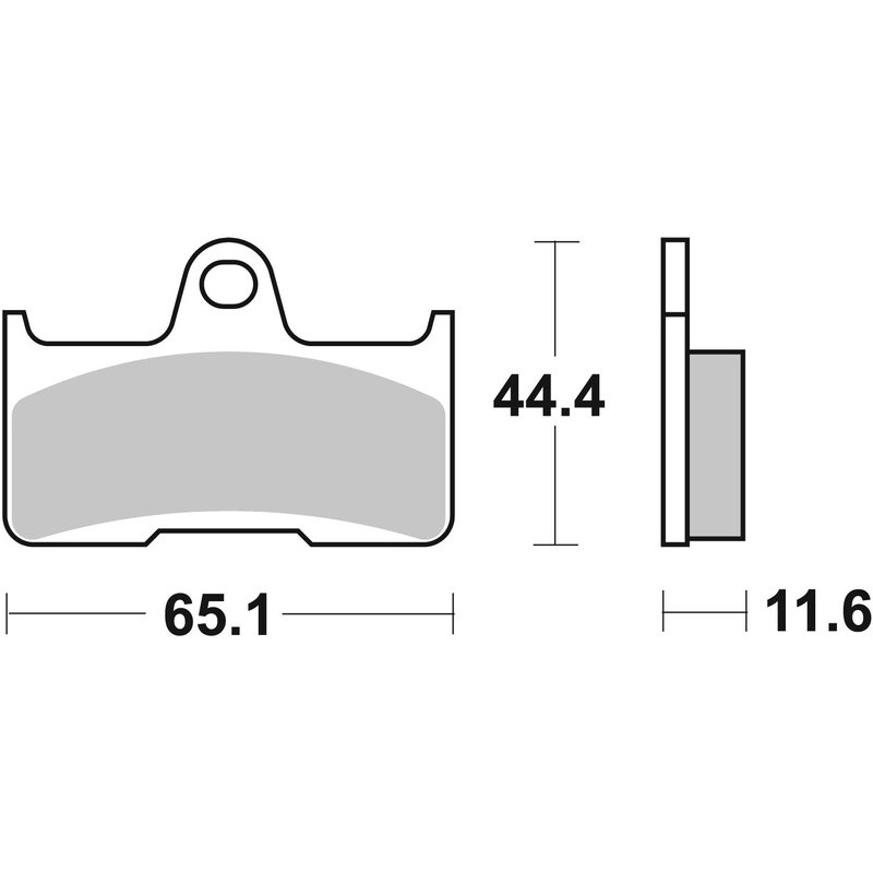 Plaquettes de frein BREMBO Off-Road métal fritté pour CF MOTO CF 500 TERRALANDER de 2013 à 2014