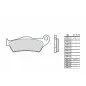BREMBO Genuine Sintered Metal Brake pads for KTM SX 125, SHERCO SER 250, HUSQVARNA FX 450 and GAS GAS MC 125 1992-2025