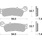 Pastillas de freno sinterizadas BREMBO para YAMAHA WRF 250, WRF 450, YZF 250, YZF 450 y FANTIC XEF 450, XX 125, XX 250, XXF 250
