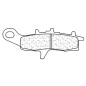 CL BRAKES ATV Sintermetall Bremsbeläge für KAWASAKI KFX 450, KVF 650 PRAIRIE 4WD, KVF 700 PRAIRIE 4WD 2002-2014 - 1141ATV1