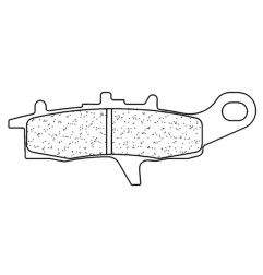 CL BRAKES brake pads for KAWASAKI KFX 450, KVF 650 PRAIRIE 4WD, KVF 700 PRAIRIE 4WD 2002-2014 - 1142ATV1