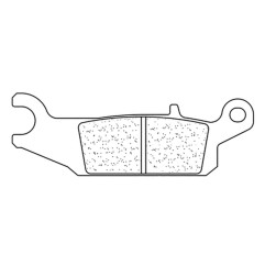 CL BRAKES Bremsbeläge für YAMAHA YFM 700 GRIZZLY EPS 4WD, YFM 700 GRIZZLY EPS CAMO 4WD, YFM 700 KODIAK EPS 4WD 2007-2 - 1192ATV1
