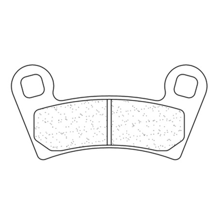 Juego de pastillas sinterizadas CL BRAKES ( ) para POLARIS OUTLAW 450 MXR 2X4, OUTLAW 525, OUTLAW 525 IRS, SPORTSMAN 570