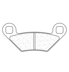 Plaquettes de frein CL BRAKES Quad métal fritté pour POLARIS SPORTSMAN 500 HO, SPORTSMAN 570, SPORTSMAN 570 X2 de 2000 à 2026