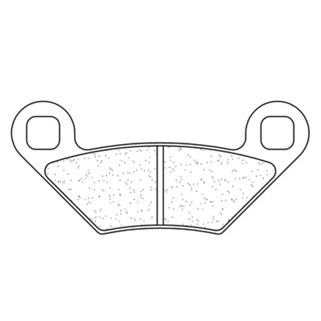 Plaquettes de frein CL BRAKES Quad métal fritté pour POLARIS SPORTSMAN 500 HO, SPORTSMAN 570, SPORTSMAN 570 X2 de 2000 à 2026