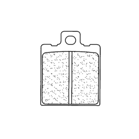 CL BRAKES Street Sintered Metal Brake pads for HUSQVARNA CR 240, BETA QUADRA 50, KTM MX 250 and CAGIVA WMX 250 GP 1978-2001