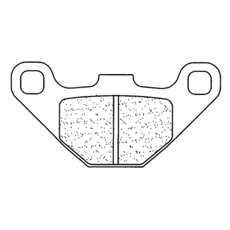 Plaquettes de frein CL BRAKES Quad métal fritté pour POLARIS PHOENIX 200 et KAWASAKI KLF 300 BAYOU 2WD de 1988 à 2025