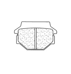 CL BRAKES Bremsbeläge für POLARIS PHOENIX 200 und KAWASAKI KLF 300 BAYOU 2WD 1988-2025