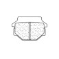 CL BRAKES Racing Sintermetall Bremsbeläge für KAWASAKI KLE 500, KLR 650, APRILIA PEGASO 650, TUAREG 600 WIND und CAGIVA W16 600