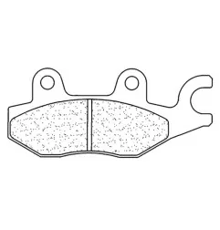 Plaquettes de frein CL BRAKES Route métal fritté pour KAWASAKI KLE 500, KLE 500 SE, KLR 650 et YAMAHA XTZ 750 SUPERTENERE