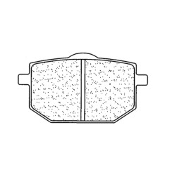 CL BRAKES Bremsbeläge für YAMAHA TT 600, XT 600 Z TENERE und MOTO GUZZI NTX 750 1986-1993