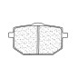 Plaquettes de frein CL BRAKES route métal fritté pour YAMAHA TT 600, XT 600 Z TENERE et MOTO GUZZI NTX 750 de 1986 à 1993