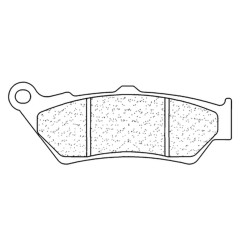 Pastillas de freno CL BRAKES para APRILIA PEGASO 650, KTM ENDURO 690, CF MOTO MT 650 y TM RACING MX 250 de 1990 - 2396XBK5