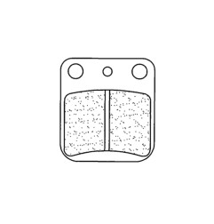 CL BRAKES brake pads for SUZUKI DR 125 S, DR 125 SE, DR 250 S, TS 250 X, DAELIM BESBI 125, NS 125, S2 125 and HONDA CRM 50