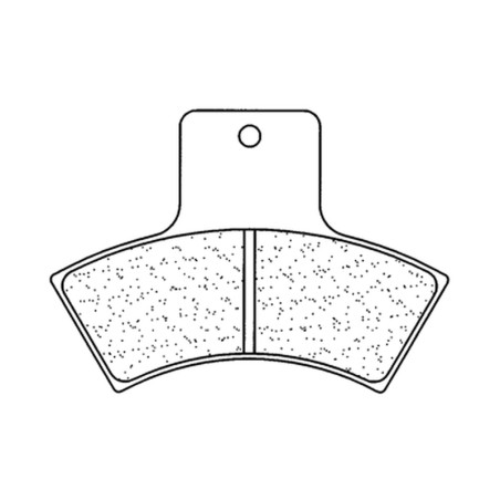 Plaquettes de frein CL BRAKES Quad métal fritté pour POLARIS SCRAMBLER 500, SPORTSMAN 400, TRAIL BLAZER 250 de 1990 à 2013