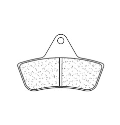 CL BRAKES brake pads for ARCTIC CAT 400 2WD MANUAL TRANS., 400 4WD AUTO TRANS. FIS, 500 4WD MANUAL TRANS. 1998-2008