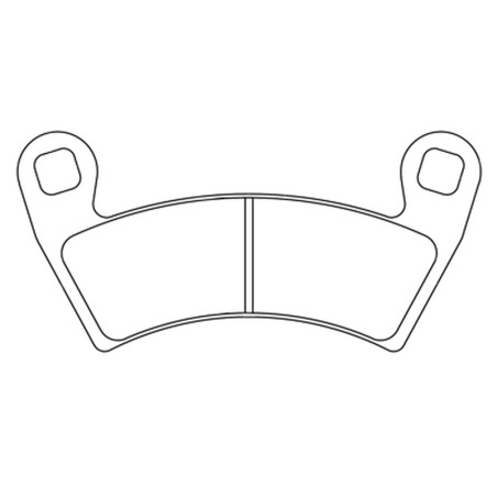 CL BRAKES ATV Sintered Metal Brake pads for POLARIS RANGER 500, RANGER 570, RANGER 570 CREW EPS, RANGER 570 FULL SIZE 1999-2026
