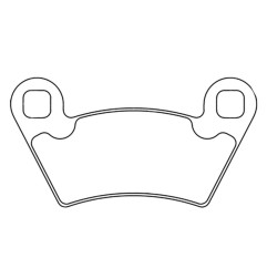 CL BRAKES brake pads for POLARIS RANGER XP 900, RANGER XP 900 EPS, RANGER XP 900 EPS LE 2015-2017