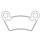 Plaquettes de frein CL BRAKES Quad métal fritté pour POLARIS RANGER XP 900, RANGER XP 900 EPS, RANGER XP 900 EPS LE