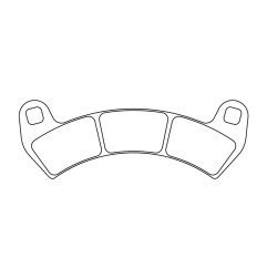 CL BRAKES brake pads for POLARIS RZR 1000, RZR XP 1000, RZR XP 1000 HIGH LIFTER, RZR XP 1000 PREMIUM, RZR XP 1000 SPORT