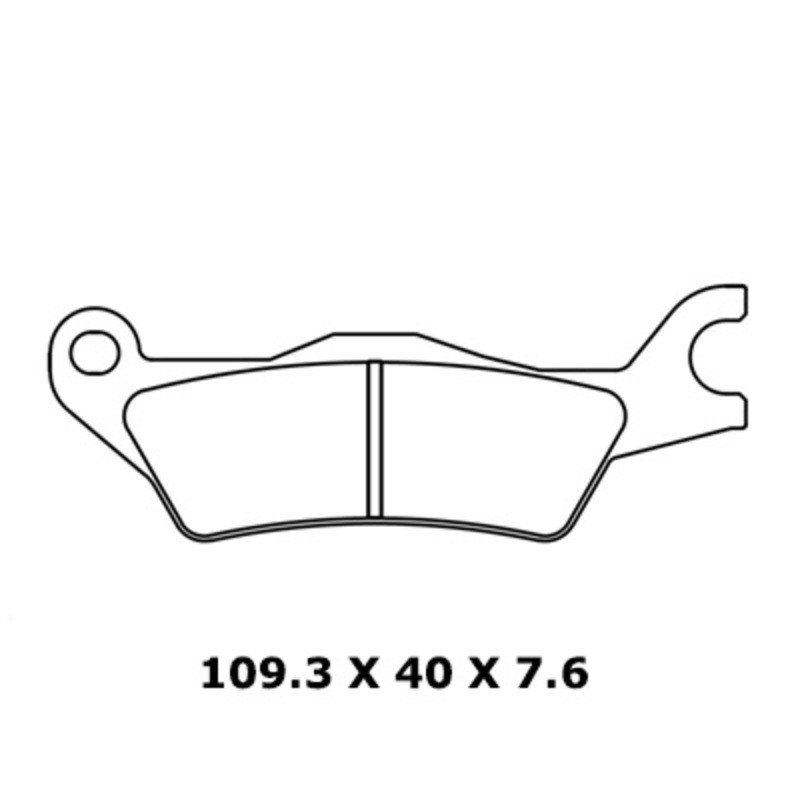 Plaquettes de frein CL BRAKES route métal fritté pour CAN-AM OUTLANDER 650, OUTLANDER 650 EFI XT, OUTLANDER MAX 650 EFI XT Plaquettes de frein CL BRAKES route métal fritté pour CAN-AM OUTLANDER 650, OUTLANDER 650 EFI XT, OUTLANDER MAX 650 EFI XT