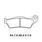 Juego de pastillas sinterizadas CL BRAKES ( ) para CAN-AM OUTLANDER 650, OUTLANDER 650 EFI XT, OUTLANDER MAX 650 EFI XT