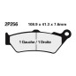 NISSIN Street Semi-Metallic Brake pads for APRILIA PEGASO 650, KTM ENDURO 690, CF MOTO MT 650 and YAMAHA XT 660 1990-2027