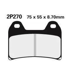 NISSIN brake pads for HUSQVARNA TE 610, KTM ADVENTURE 790, CF MOTO MT 800 EXPLORE and YAMAHA XT 660 X 1998-2026