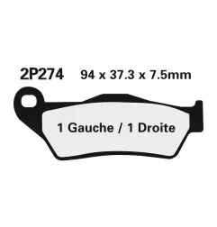 NISSIN brake pads for KTM SX 125, SX 250, HUSQVARNA TC 250, WR 125, HUSABERG FE 400, FE 501 and GAS GAS EC 300, ENDUCROSS 125