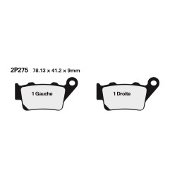 NISSIN Bremsbeläge für HUSQVARNA WR 125, KTM ENDURO 690, HUSABERG FE 400 und APRILIA DORSODURO 750 1980-2027