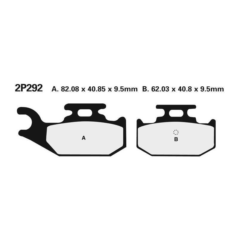 NISSIN Street /Off-Road Sintermetall Bremsbeläge für CAN-AM DS 250, DS 650, OUTLANDER 650, OUTLANDER 650 EFI XT, RENEGADE 500