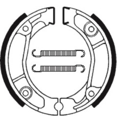 TECNIUM brake shoes for HONDA CRF 150, CRF 230, NX 125, XR 125 L, XR 200 1975-2016