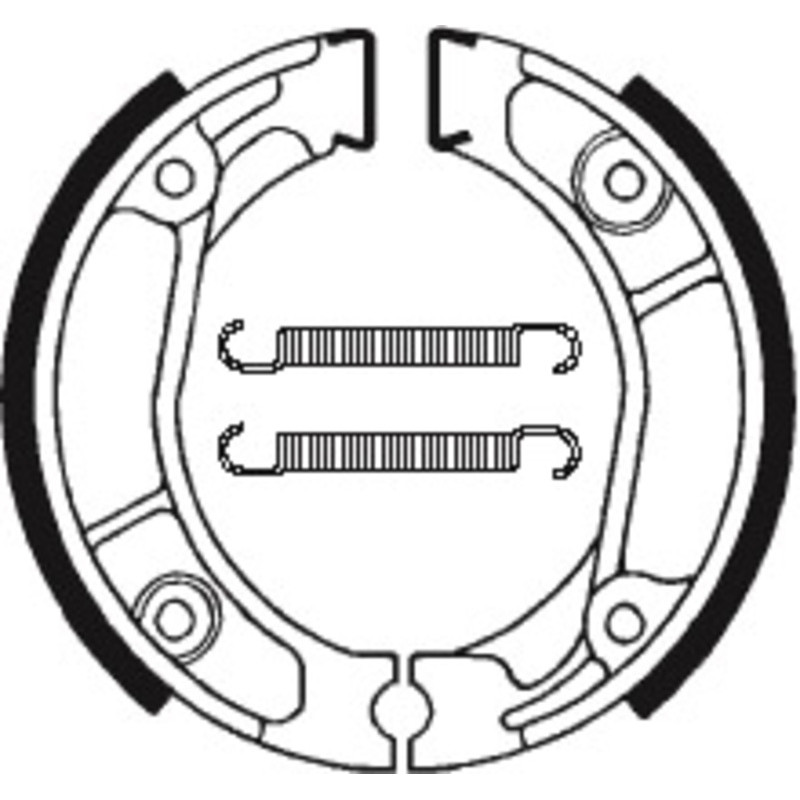 Zapatas de freno TECNIUM para HONDA CRF 150, CRF 230, NX 125, XR 125 L, XR 200 de 1975 a 2016 Zapatas de freno TECNIUM para HONDA CRF 150, CRF 230, NX 125, XR 125 L, XR 200 de 1975 a 2016