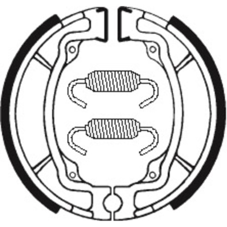 Mâchoires de frein TECNIUM Scooter/Street/Off-Road/Quad organique pour KAWASAKI KE 100, KLX 110 et SUZUKI RM 100, TS 50 ERK