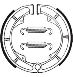 TECNIUM Bremsbacken für SUZUKI LT-F 400 EIGER 2WD, LT-F 400 EIGER 4WD 2002-2007