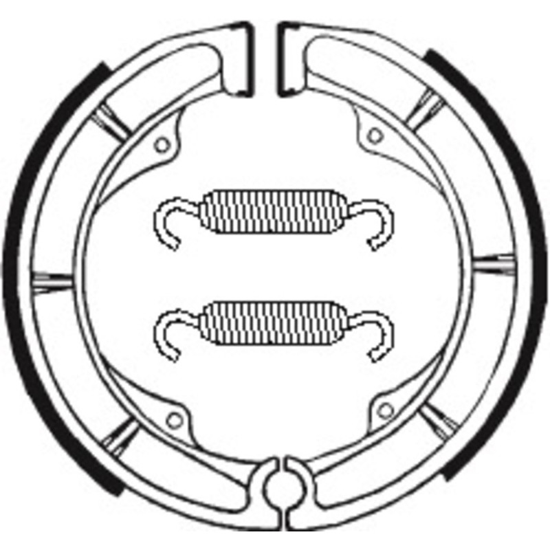 Zapatas de freno TECNIUM para SUZUKI LT-F 400 EIGER 2WD, LT-F 400 EIGER 4WD de 2002 a 2007