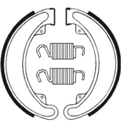 TECNIUM Bremsbacken für HONDA ATC 250, TRX 250 FOURTRAX 2WD, TRX 250 R FOURTRAX 2WD 1985-1987