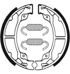 TECNIUM Bremsbacken für KAWASAKI KDX 200, KX 125 1982-1988