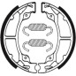 TECNIUM Street/Off-Road Organic Brake shoes for KAWASAKI KDX 200, KX 125 1982-1988
