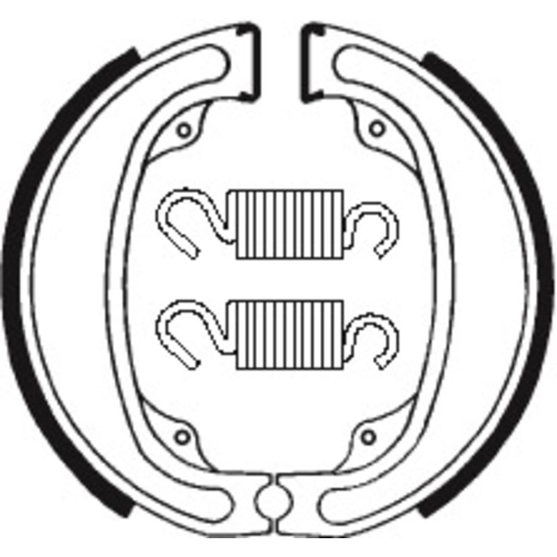 Zapatas de freno TECNIUM para HONDA CR 125, CR 250, XR 500 de 1979 a 1981