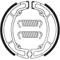 TECNIUM Off-Road Organische Bremsbacken für YAMAHA IT 175, IT 250, YZ 125, YZ 250, YZ 400 COMPETITION 1974-1983