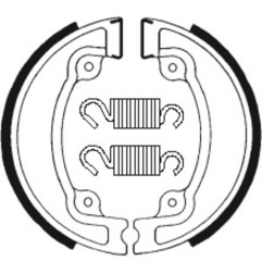 TECNIUM brake shoes for CAN-AM DS 70, DS 90 and HONDA CN 250 SPAZIO, CR 125, CR 250, TRX 70 FOURTRAX 2WD, XL 250 1979-2020
